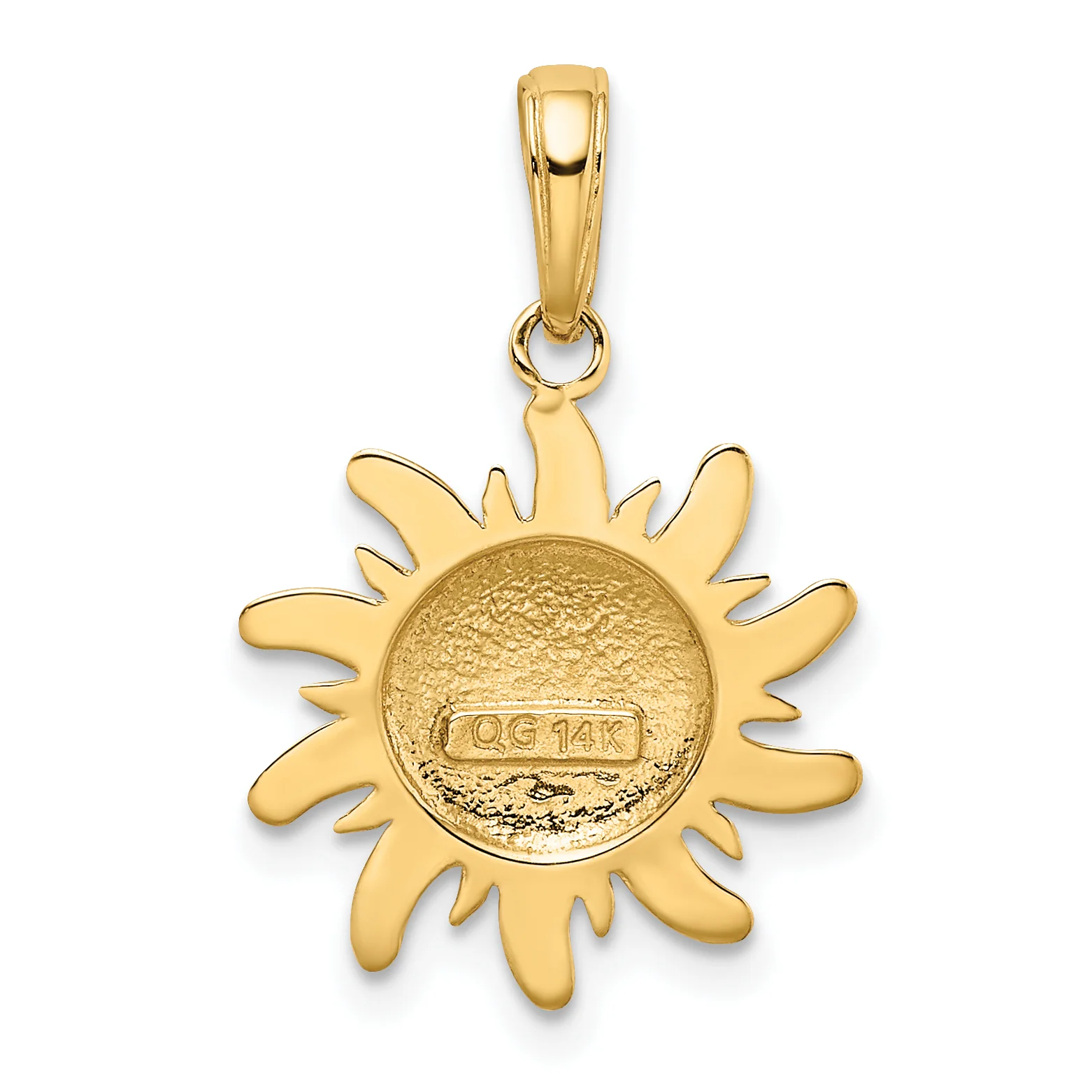 Dije 14k Sol Pequeño Pulido - Image 3