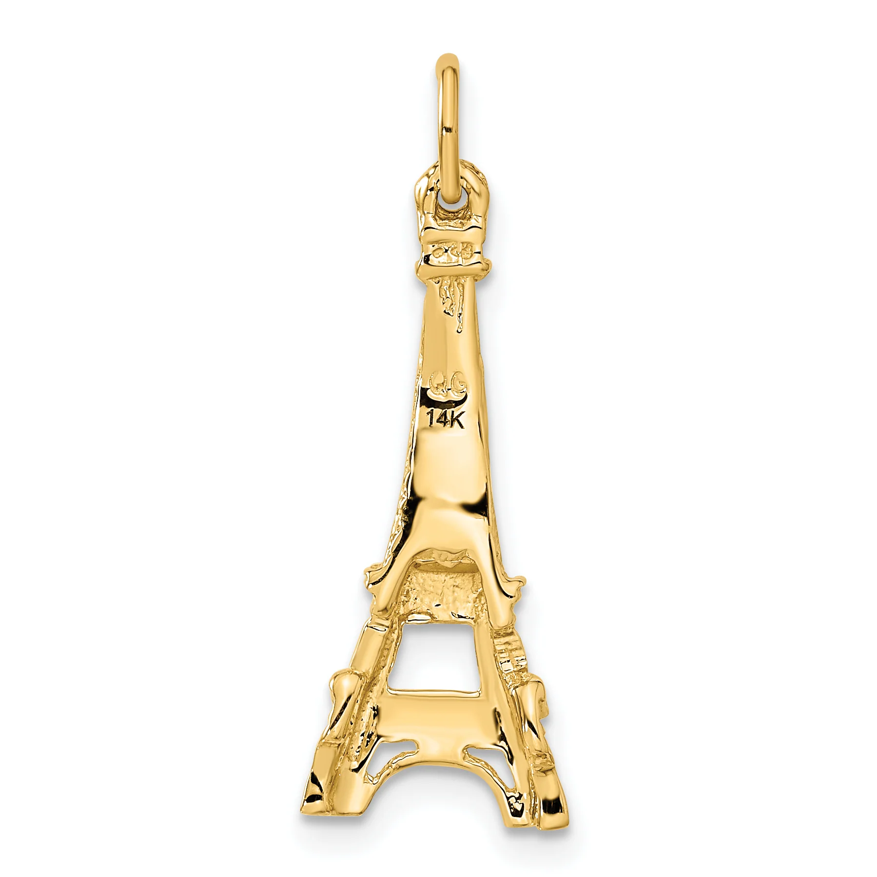Colgante Torre Eiffel 14K Oro Amarillo - Image 3