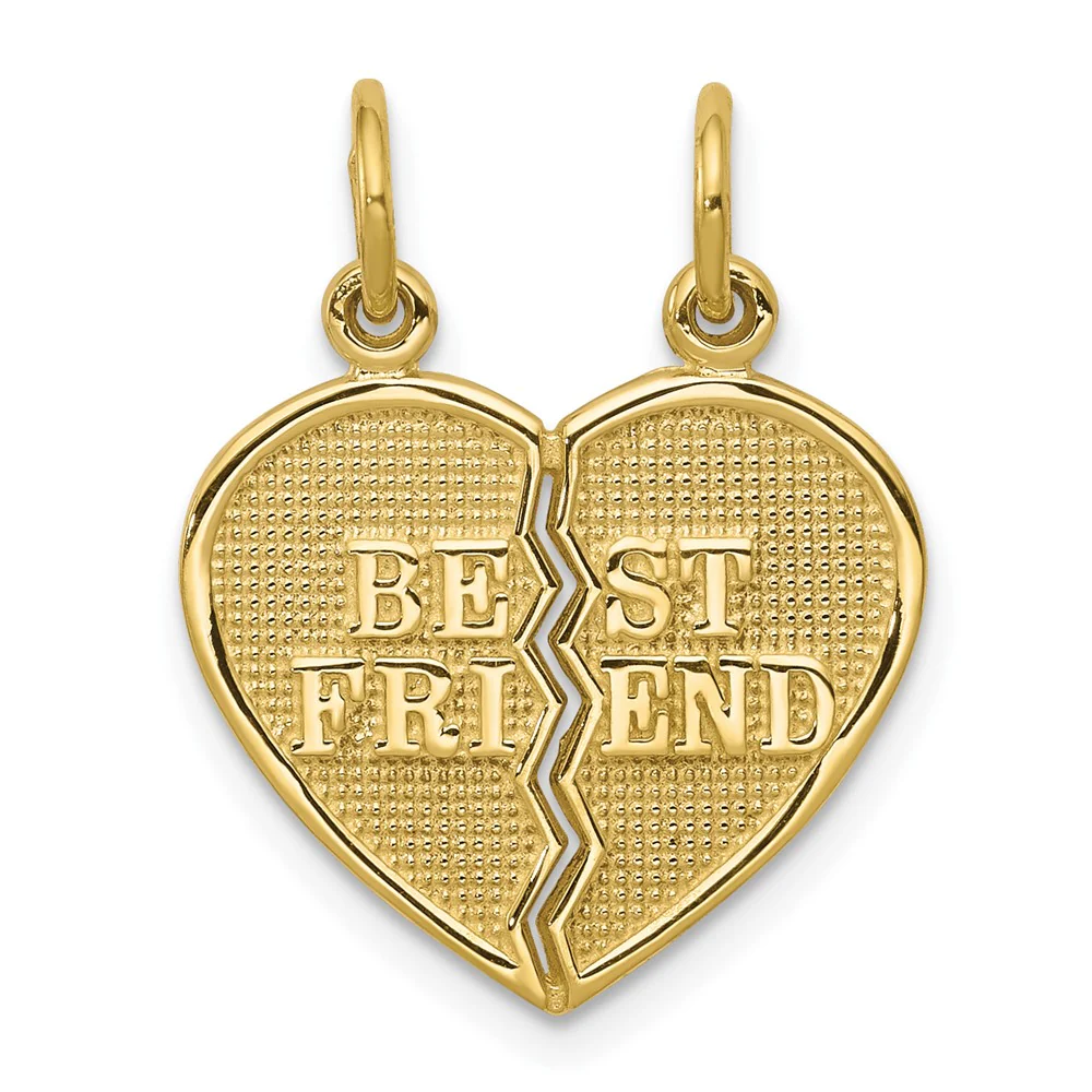 Dije "Best Friend" 2 Piezas Divisibles en Oro de 10k