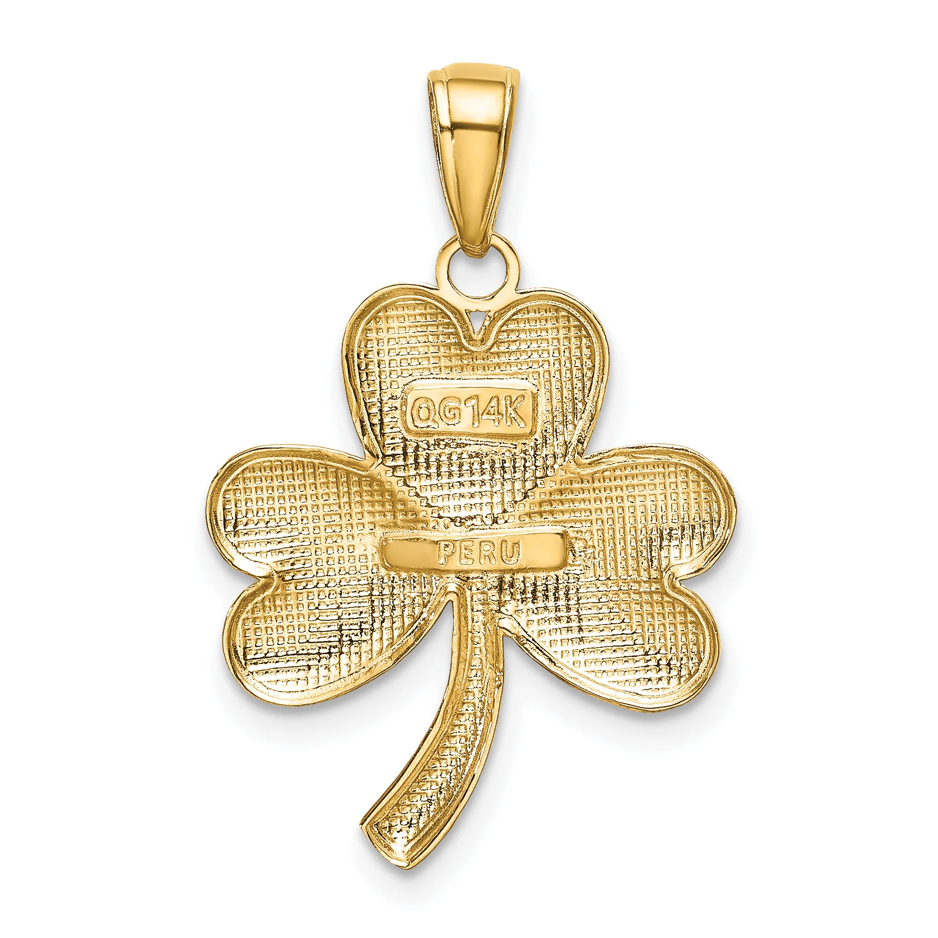 Colgante de Trébol en Oro 14K - Image 3