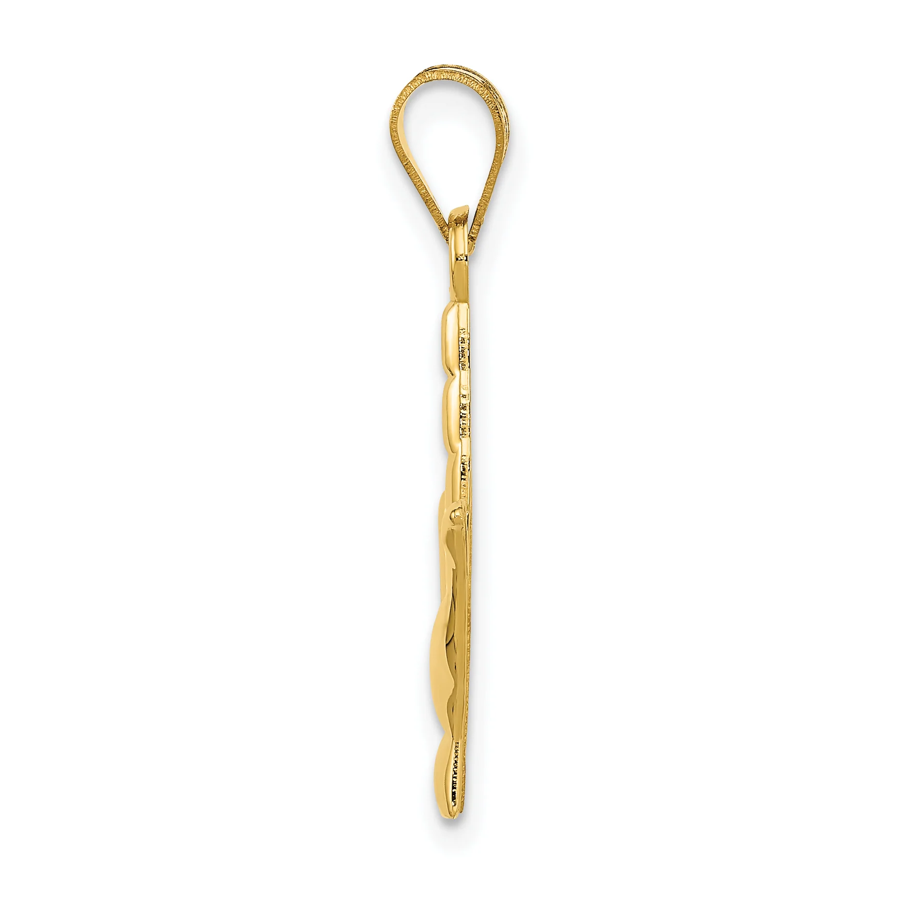 Dije en Oro Amarillo de 14k "I Love You" en Lengua de Señas - Image 2