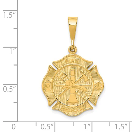 Colgante "Fire Rescue" de 14K - Image 4