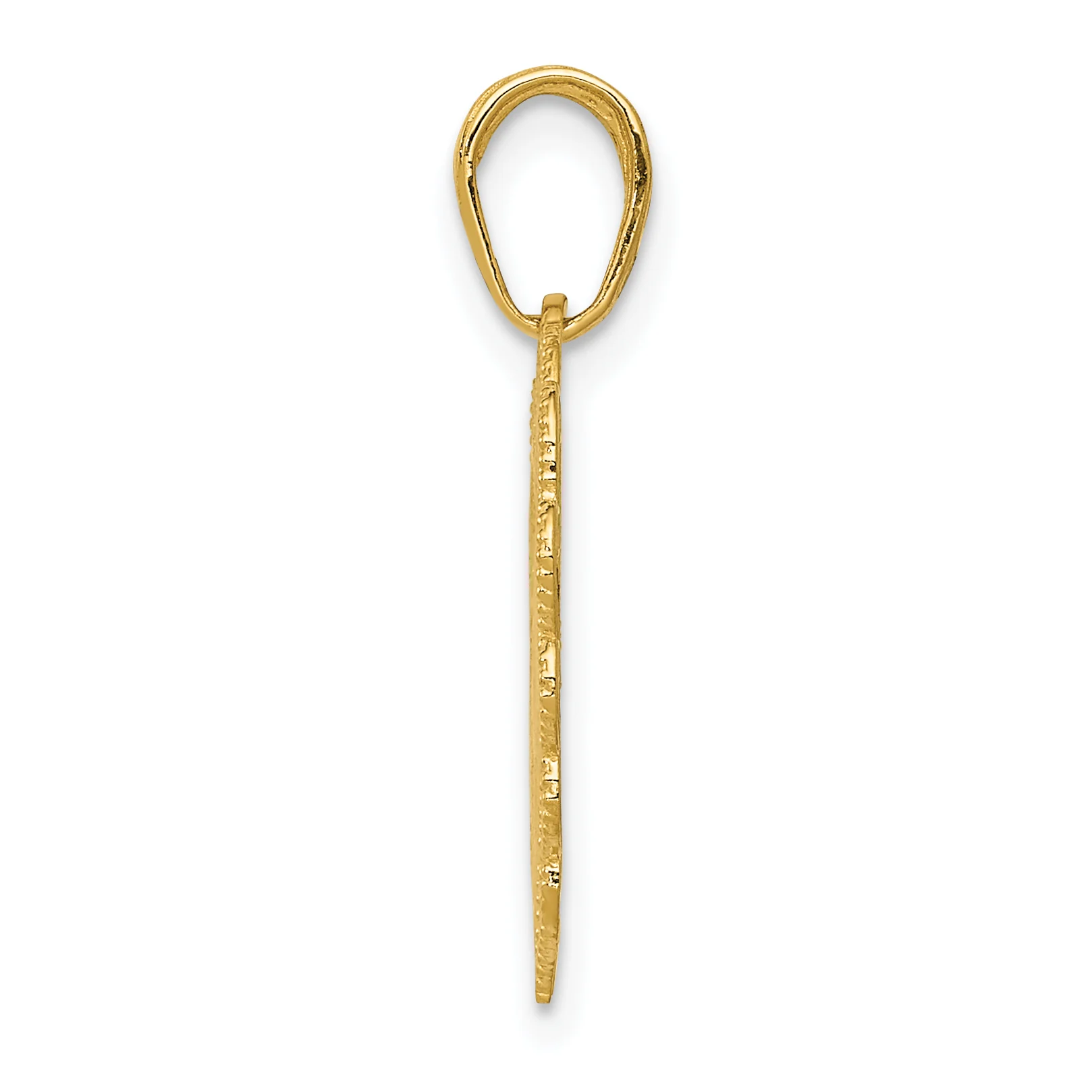 Colgante Corazón con "RN Registered Nurse" en Oro de 14K - Image 2