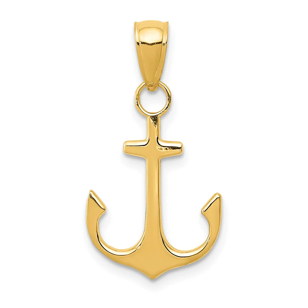 Colgante Ancla en Oro de 14k