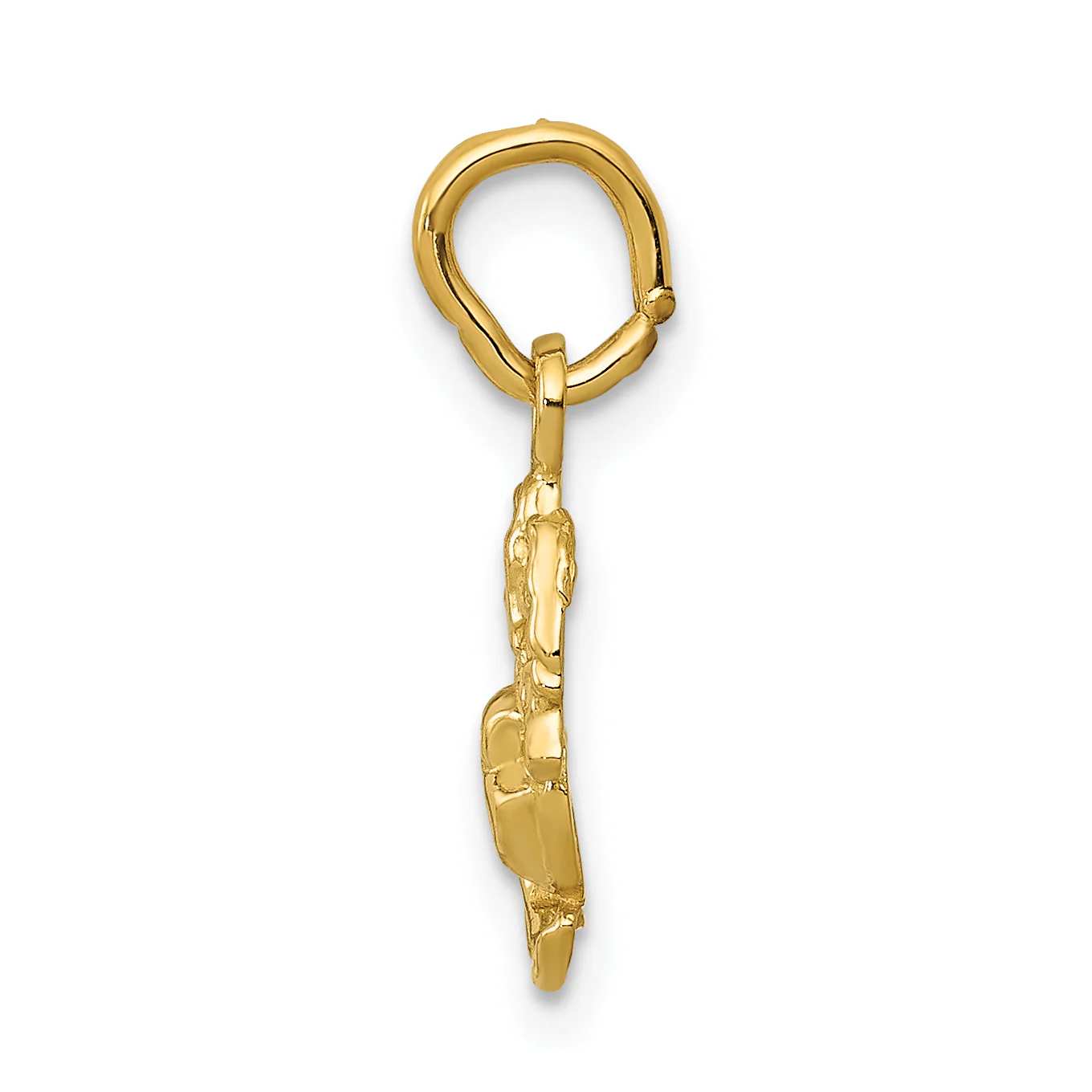 Dije del Cuerpo de Marines de los EE. UU. en Oro Amarillo de 14K - Image 3