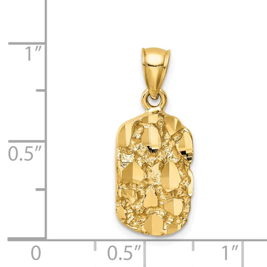 Dije Nugget en Oro Amarillo de 14K - Image 4
