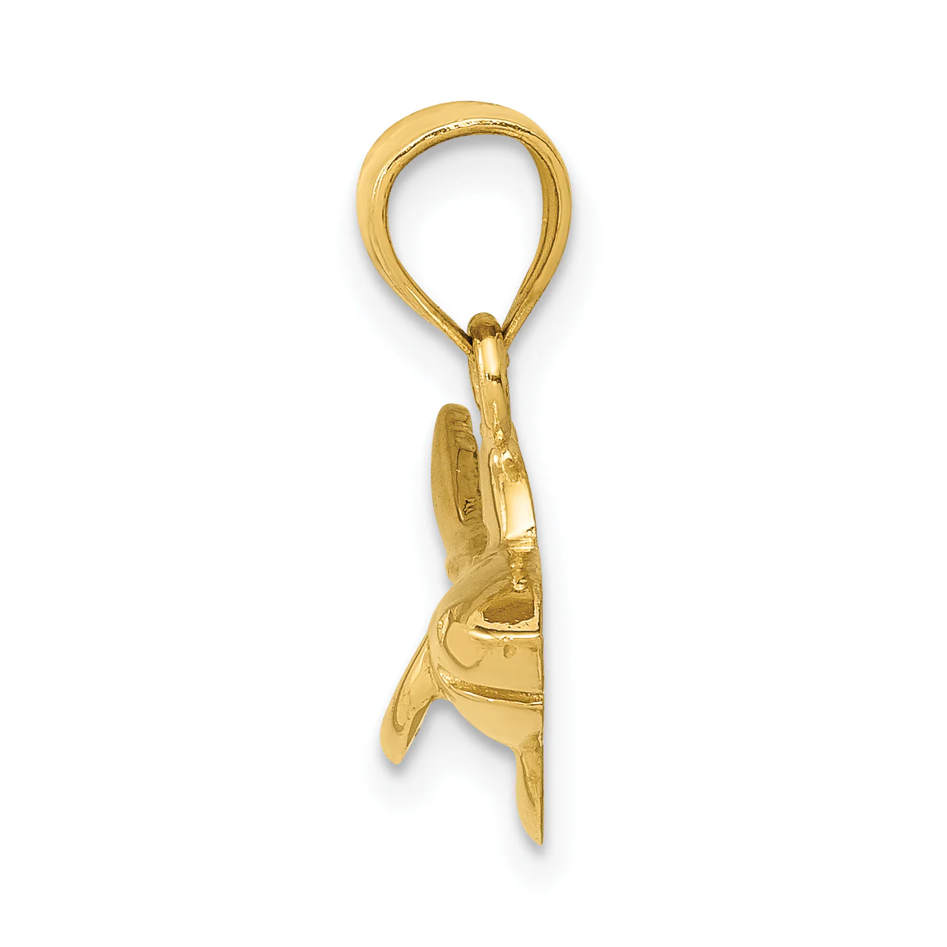 Dije de Tiburón en Oro Amarillo de 14K - Image 2