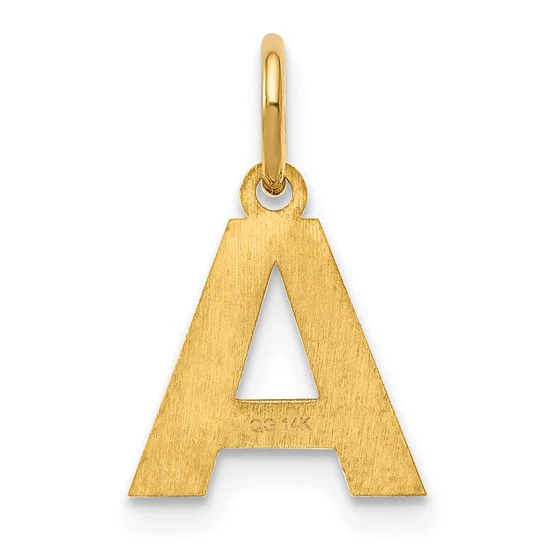 Colgante Inicial "A" en Oro Amarillo de 14k - Image 3