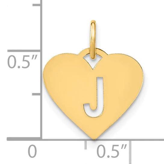 Dije de Inicial "J" en Oro Amarillo de 14k - Image 4