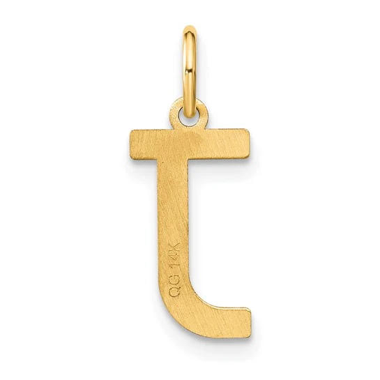 Colgante Inicial “J” en Oro Amarillo de 14K – Tamaño Grande - Image 3