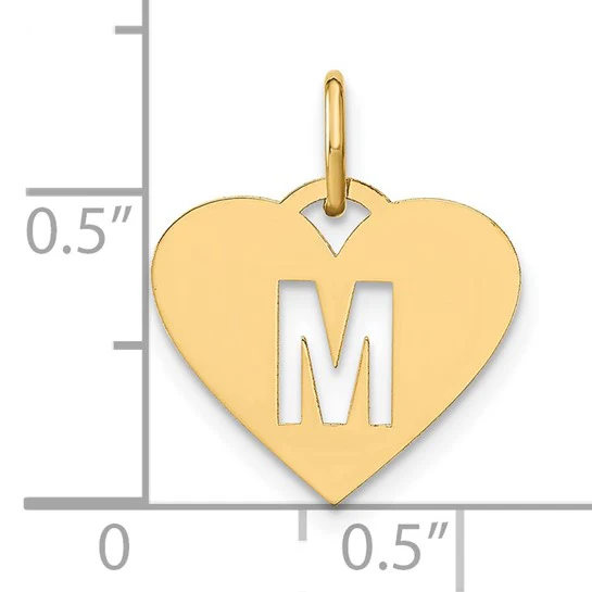 Colgante Inicial Letra “M” en Oro Amarillo de 14K - Image 4