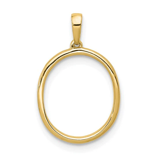 Dije Inicial Letra “O” en Oro Amarillo de 14K con Diamantes - Image 3