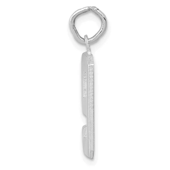 Colgante Número 9 en Oro Blanco de 14k - Image 2