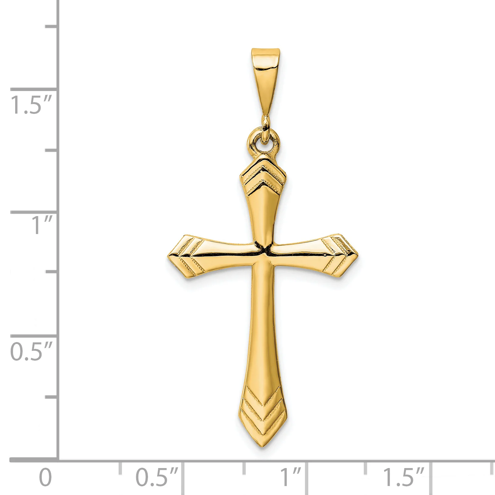 Colgante de Cruz de la Pasión en Oro de 14k - Image 2