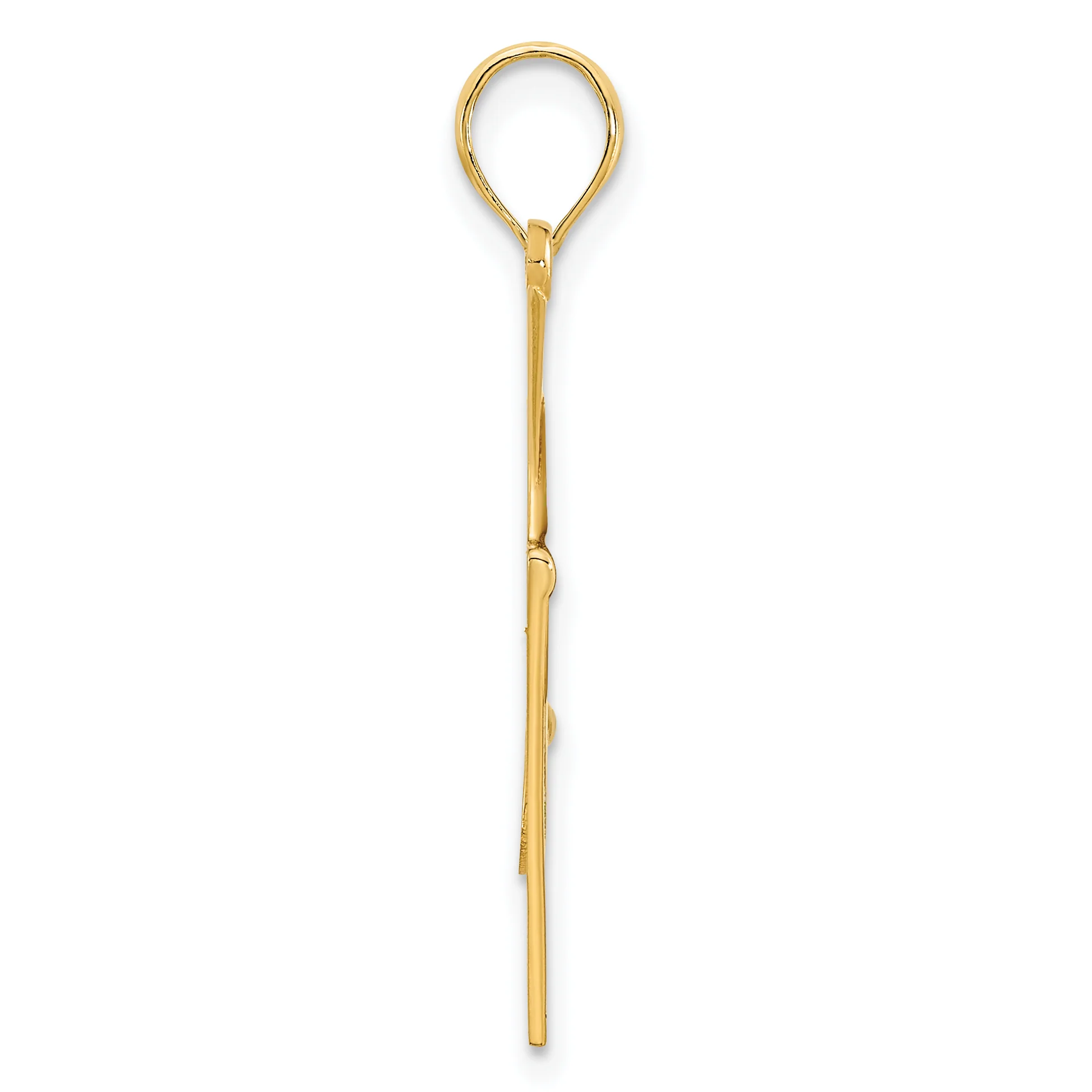 Colgante de Sombrero de Graduación y Diploma con Epóxido en Oro de 14k - Image 2