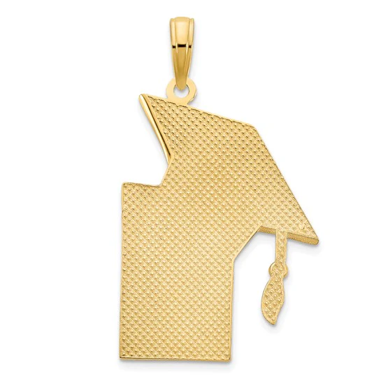 Colgante de Sombrero de Graduación y Diploma con Epóxido en Oro de 14k - Image 4