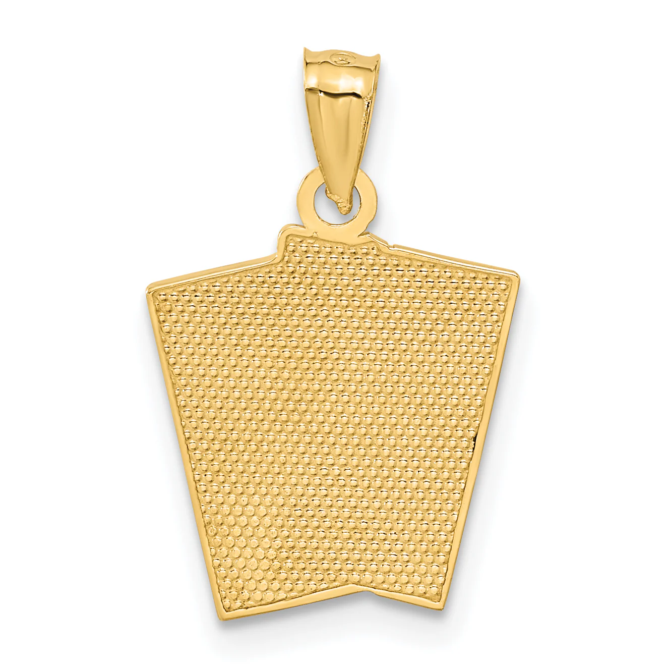 Dije "¡All In!" de Cartas As de Corazones y As de Picas en Oro Amarillo de 14k - Image 3