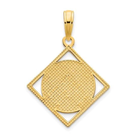 Colgante Elegante con Nudo Celta en Oro Amarillo de 14k - Image 4