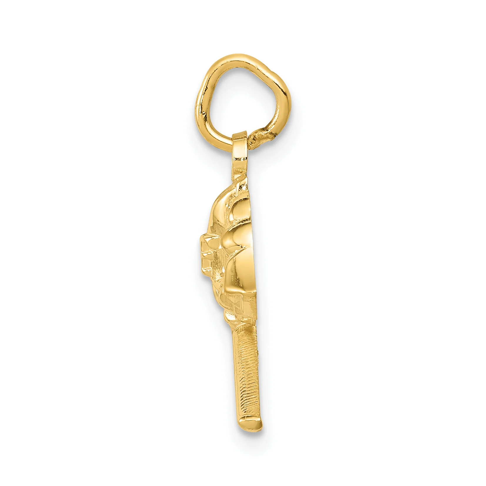 Dije del Departamento de Bomberos en Oro Amarillo de 14k - Image 2
