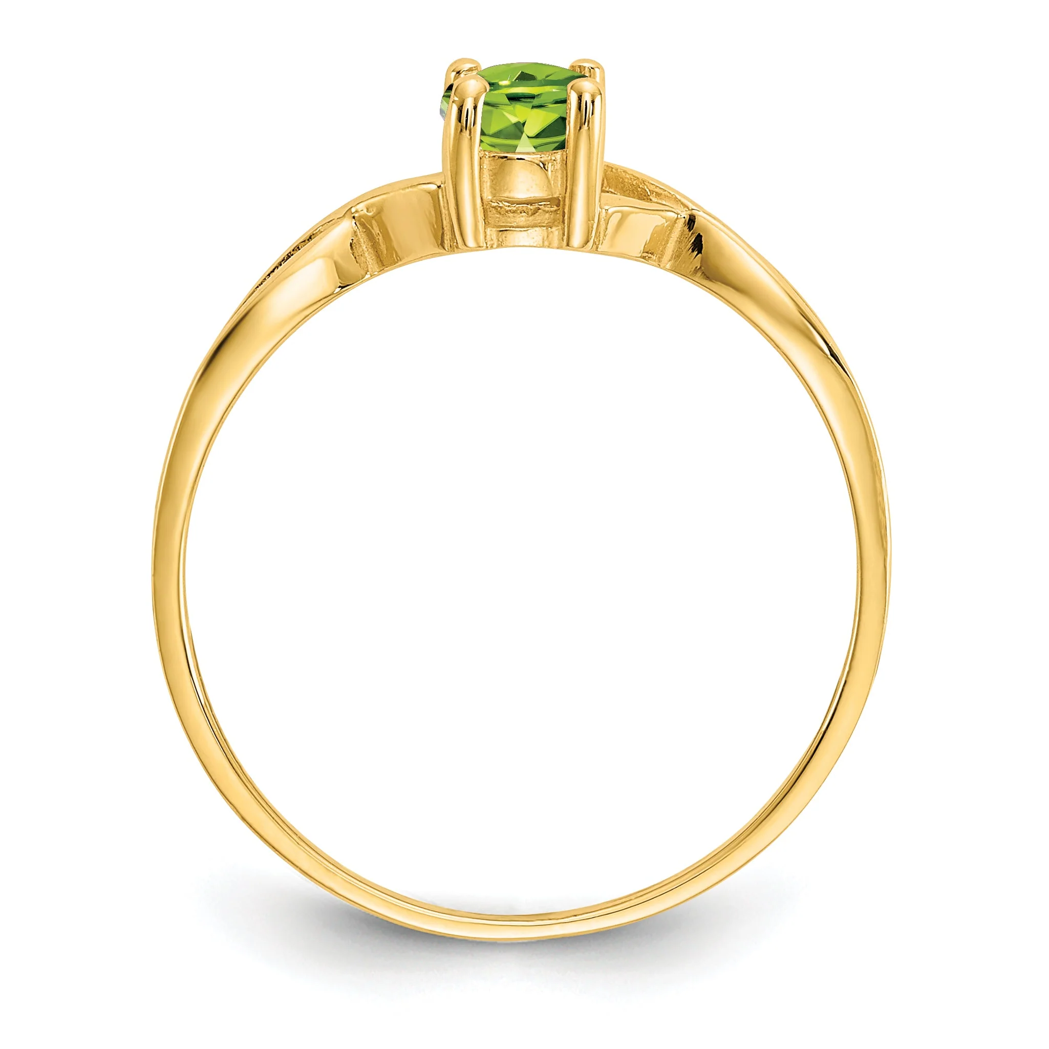 Anillo de Peridoto - Piedra de Nacimiento en Oro de 14k - Image 8