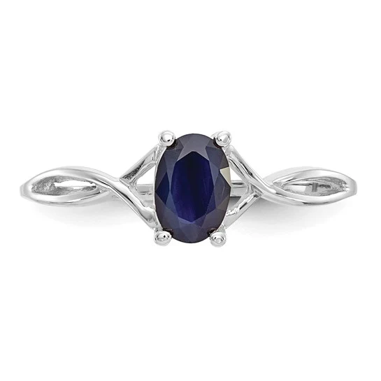 Anillo de Oro de 14k con Piedra de Nacimiento de Zafiro - Image 5