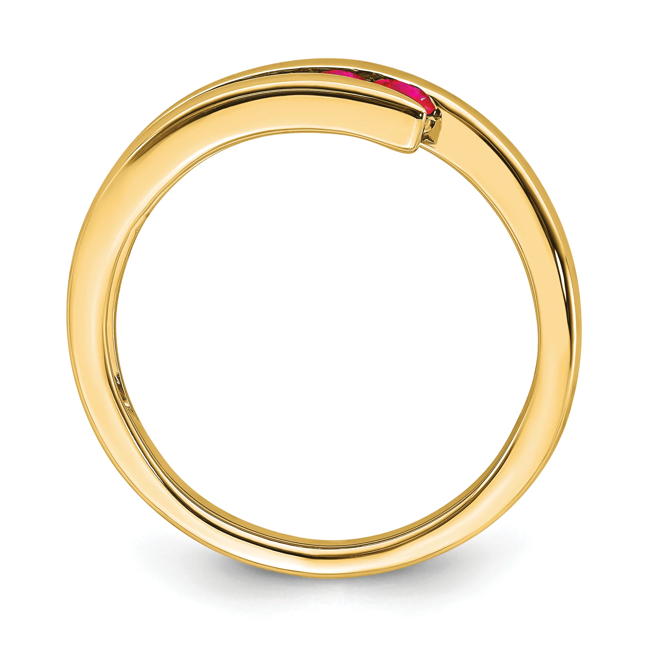 Anillo de 4 Piedras de Rubí en Oro de 10k - Image 4