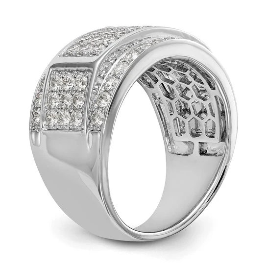 Anillo de Boda para Hombre en Oro 10k con Diamante Lab Creado - Image 6