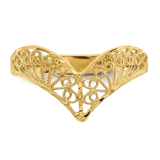 Anillo Filigrana Tallado en Diamante de 14k - Image 4