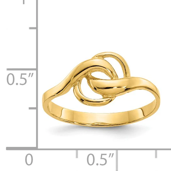 Anillo de Forma Libre en Oro Amarillo de 14k - Image 5