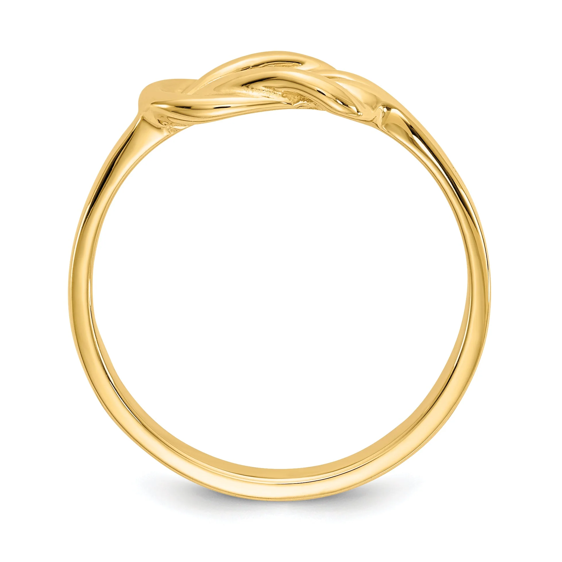Anillo de Nudo de Forma Libre en Oro de 14k - Image 7