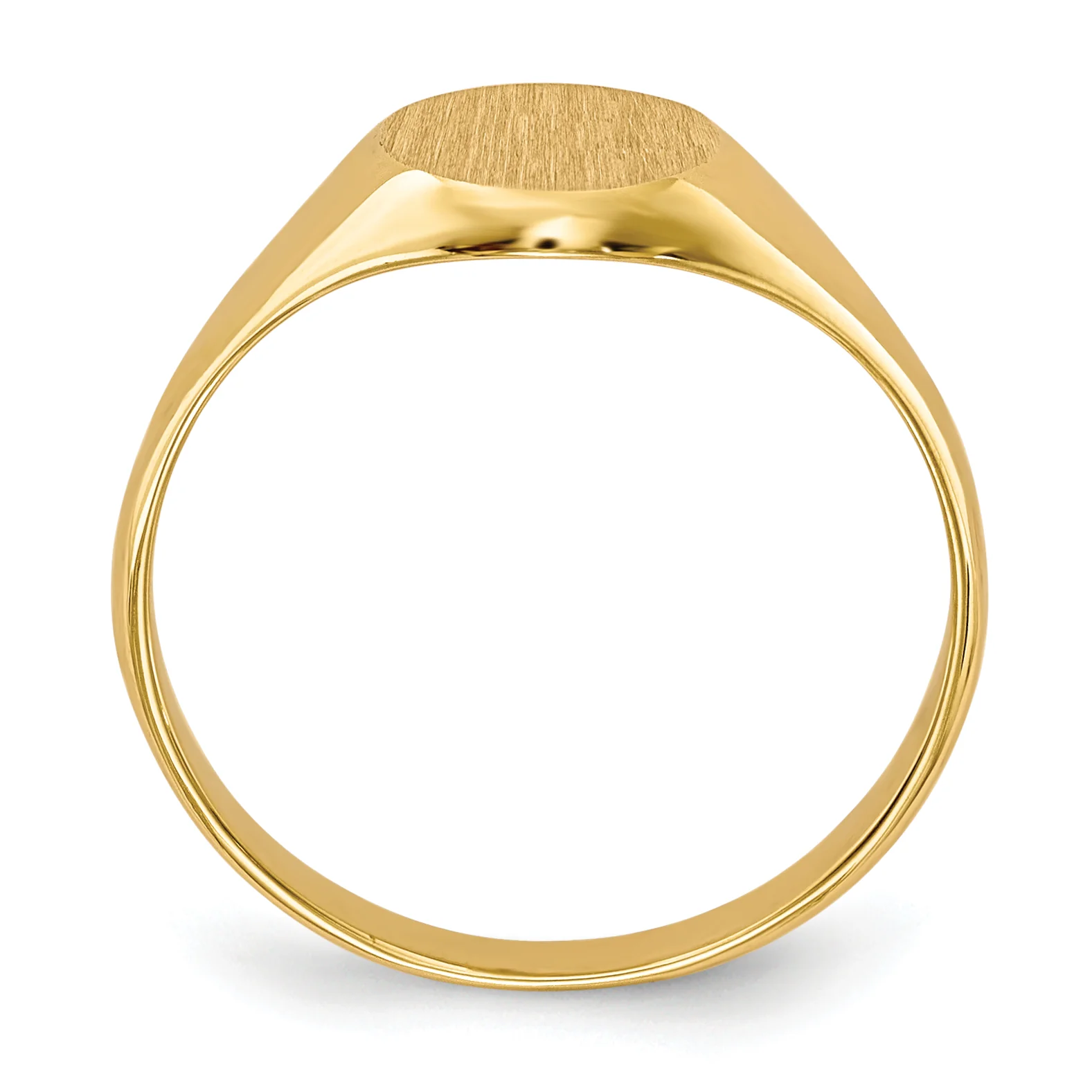 Anillo de Sello Cerrado para Niño en Oro Amarillo de 14k - Image 2