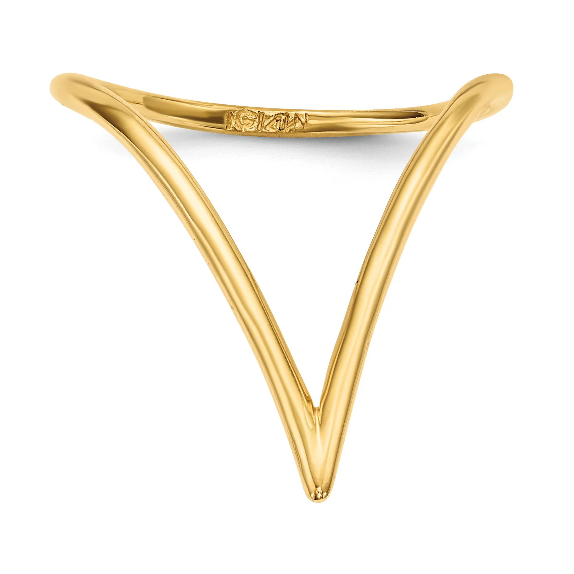 Anillo en Forma de Chevron de 14K - Image 3