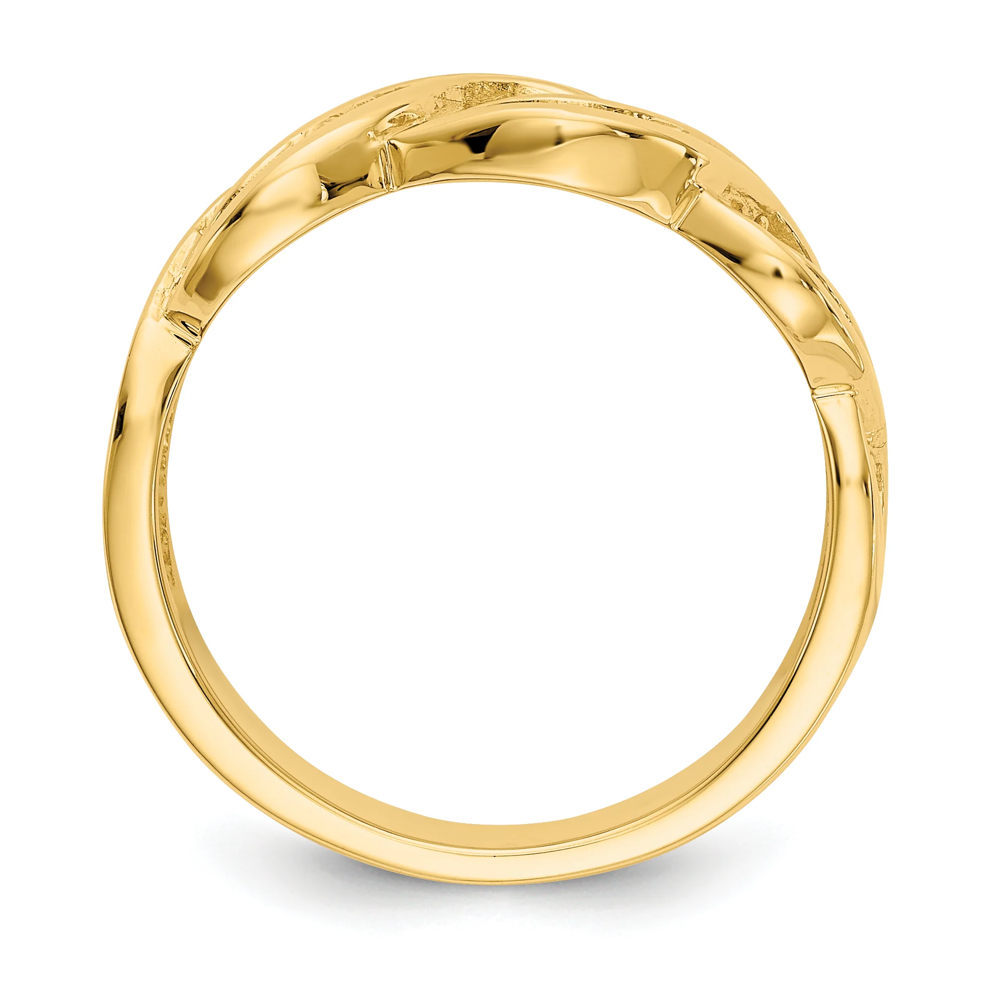 Anillo de Infinito en Oro Amarillo de 14k - Image 2
