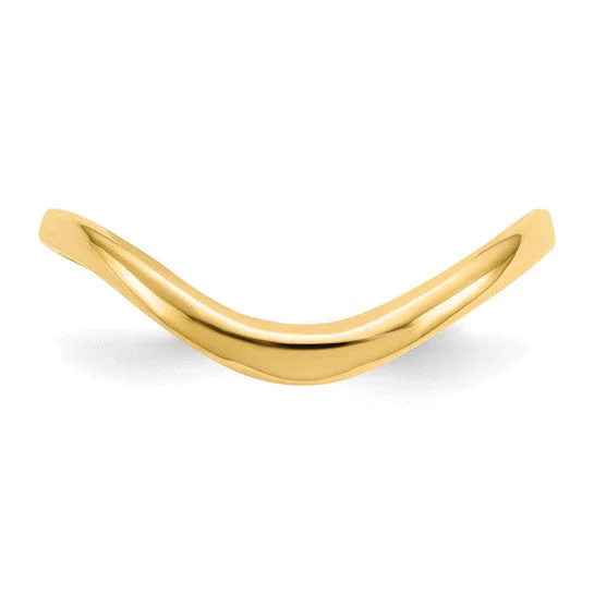 Anillo Ondulado de Moda para Pulgar en Oro Pulido de 14k - Image 11
