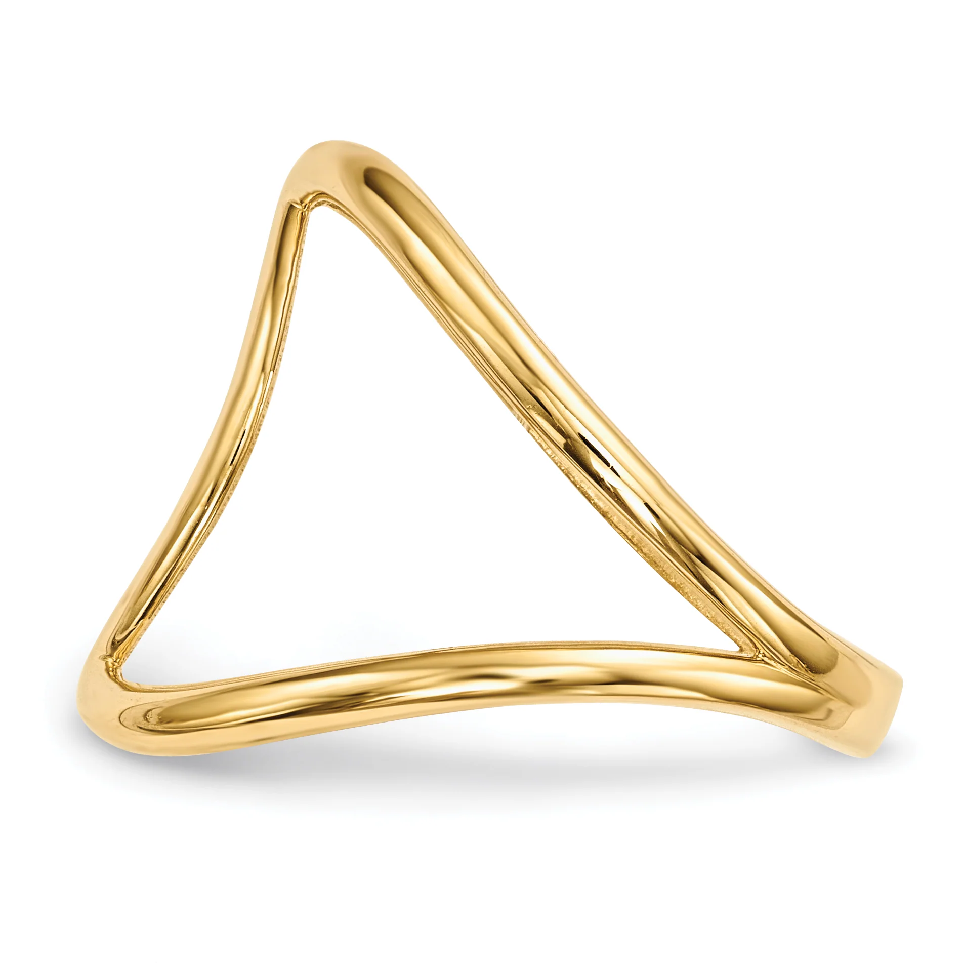 Anillo Pulido en Oro Amarillo de 14k - Image 2